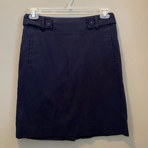 Women’s Willi Smith Textured Black Skirt Business Casual  Size 8 Stretch